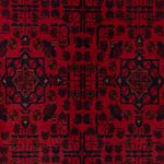 Afghan Rug - Kunduz - 200 x 127 cm - dark red