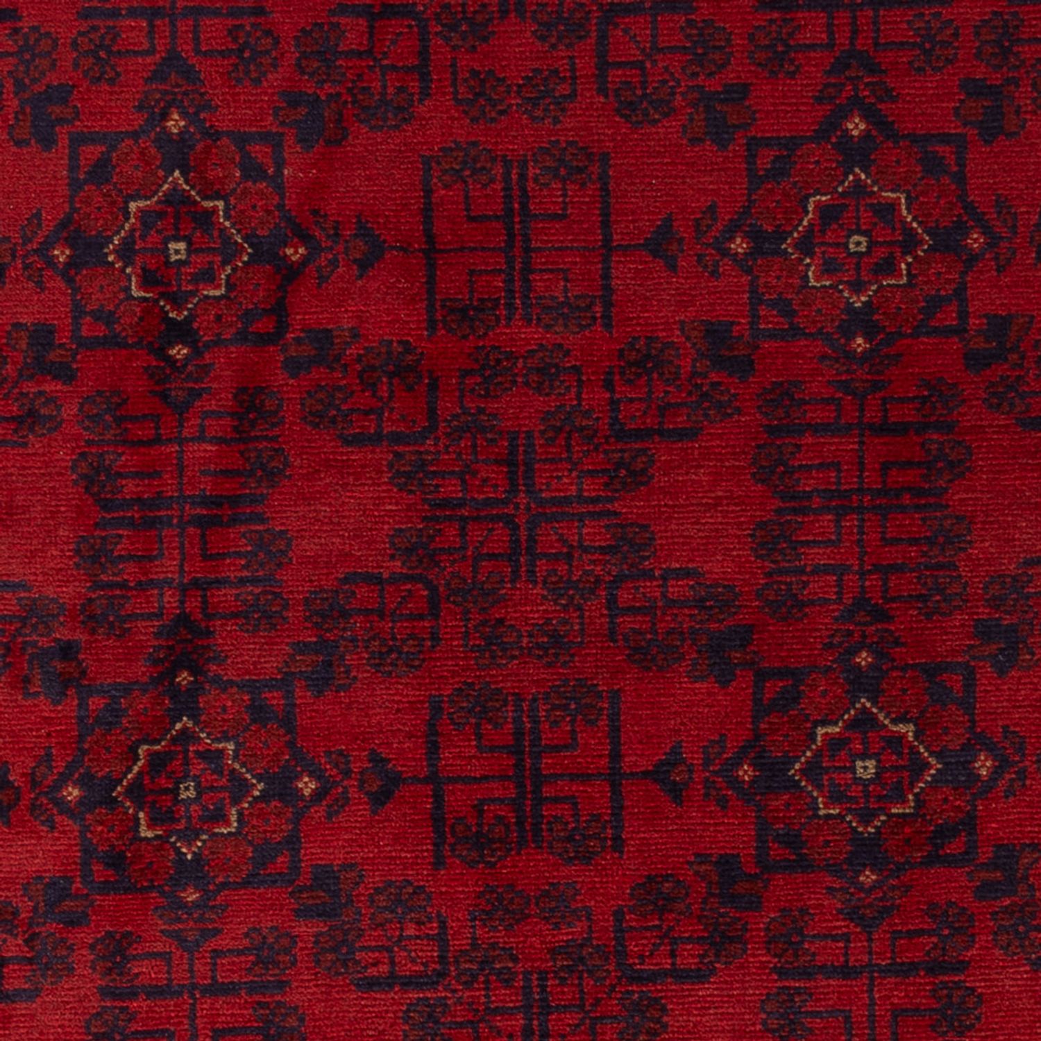 Afghan Rug - Kunduz - 193 x 124 cm - dark red
