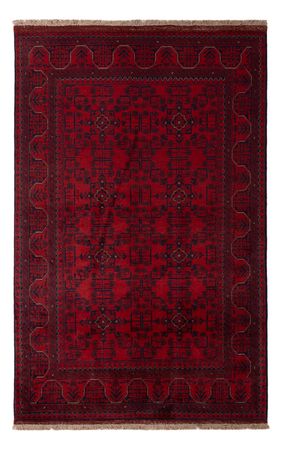 Afghan Rug - Kunduz - 193 x 124 cm - dark red