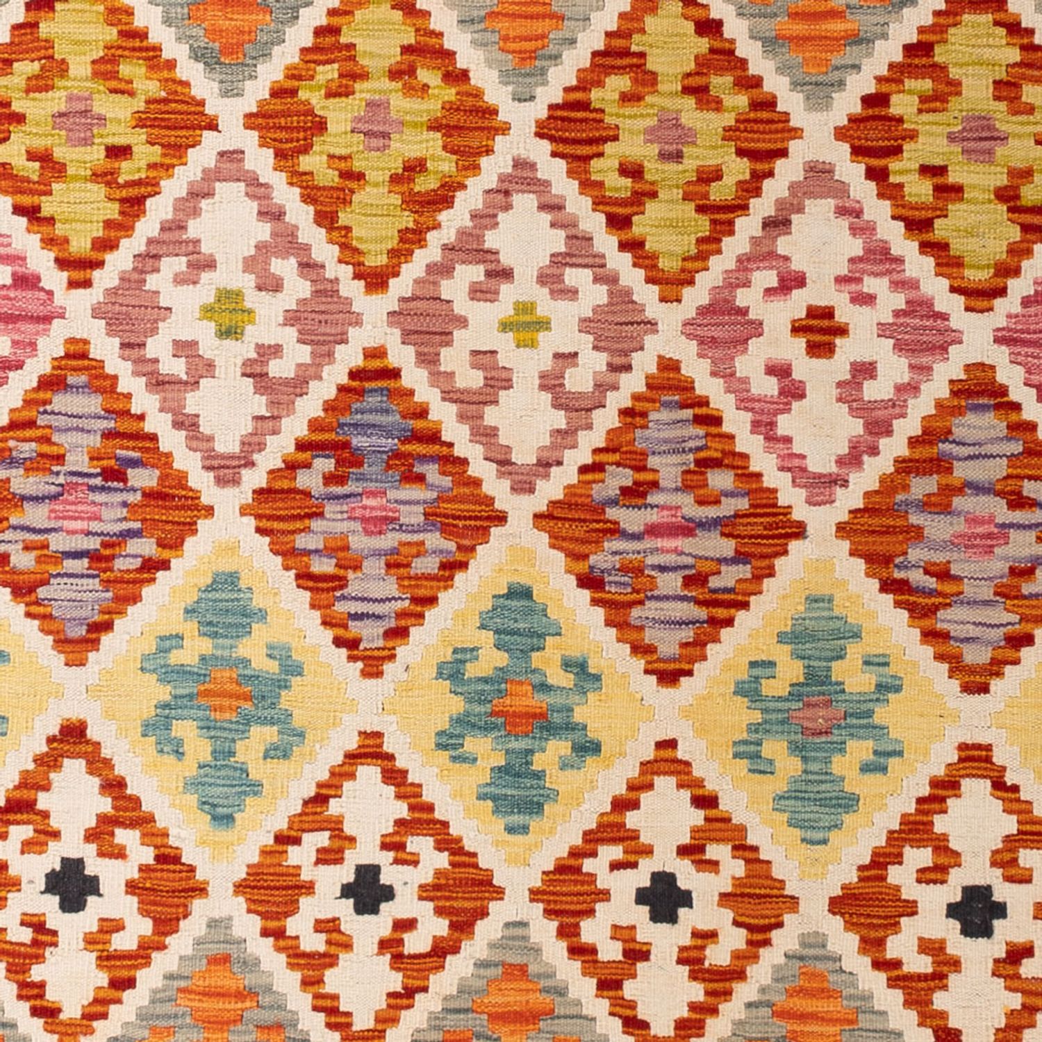 Kelim Rug - Splash - 295 x 204 cm - multicolored