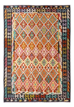 Kelim Rug - Splash - 295 x 204 cm - multicolored