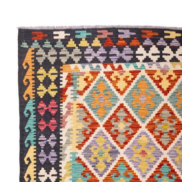 Kelim Rug - Splash - 295 x 204 cm - multicolored