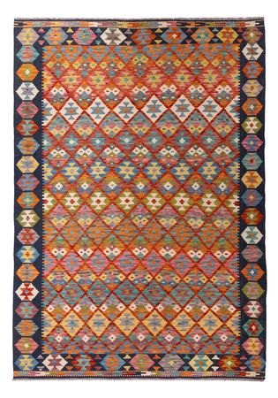 Kelim Rug - Splash - 293 x 210 cm - multicolored