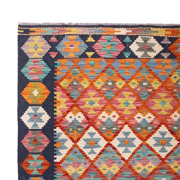 Tapete Kelim - Splash - 293 x 210 cm - multicolorido