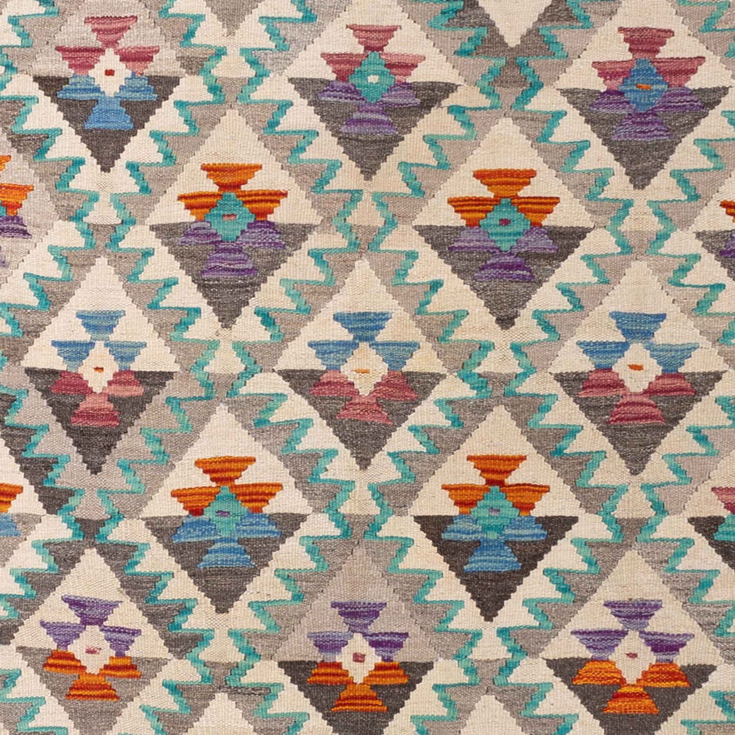 Kelim Rug - Splash - 300 x 197 cm - multicolored