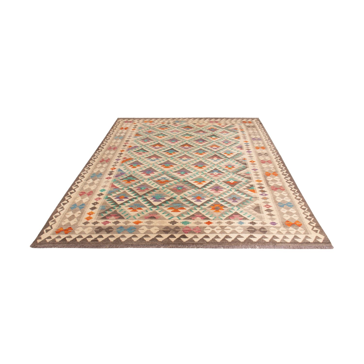 Kelim Rug - Splash - 300 x 197 cm - multicolored