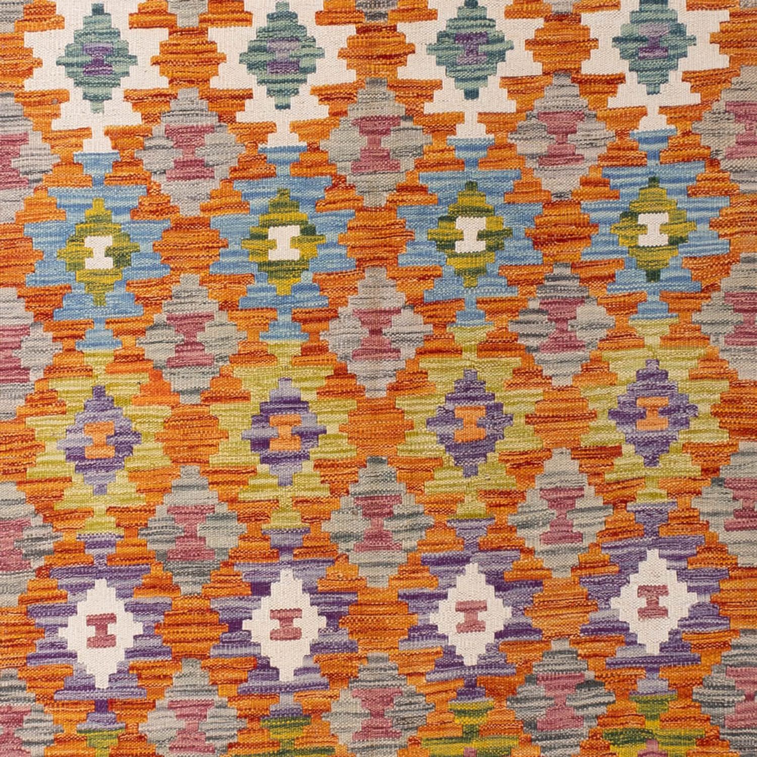 Kelim Rug - Splash - 298 x 206 cm - multicolored