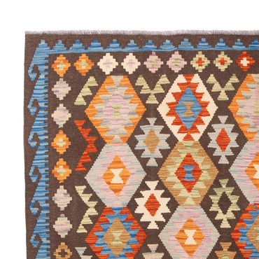 Kelimteppe - Splash - 290 x 204 cm - flerfarget