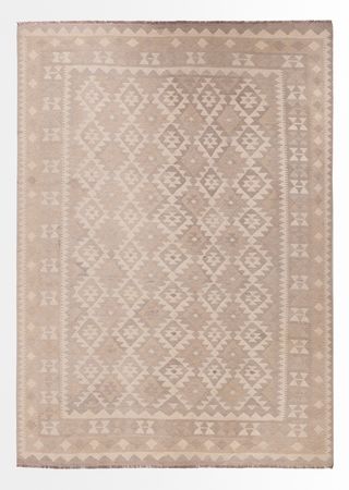 Kelim Rug - Splash - 301 x 210 cm - light grey