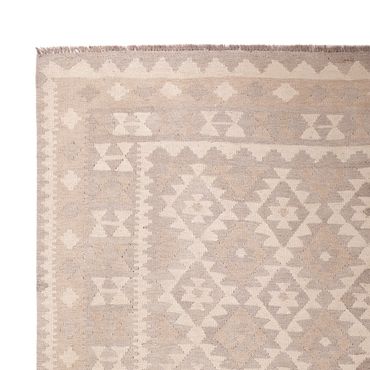 Kelim Rug - Splash - 301 x 210 cm - light grey