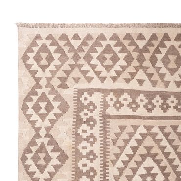 Tapete Kelim - Splash - 287 x 202 cm - cinzento claro