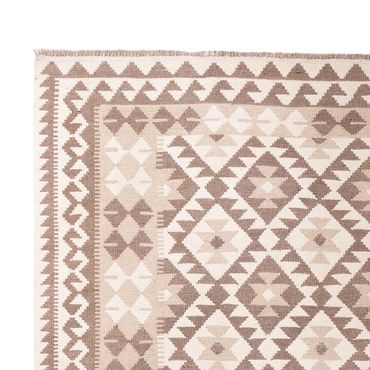 Tapete Kelim - Splash - 299 x 207 cm - cinzento claro