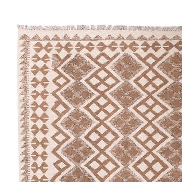 Tapete Kelim - Splash - 303 x 206 cm - cinzento