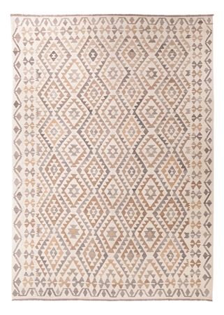 Kelim Rug - Splash - 290 x 199 cm - grey