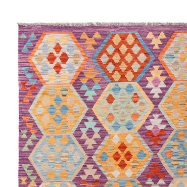 Kelim Rug - Splash - 313 x 206 cm - multicolored