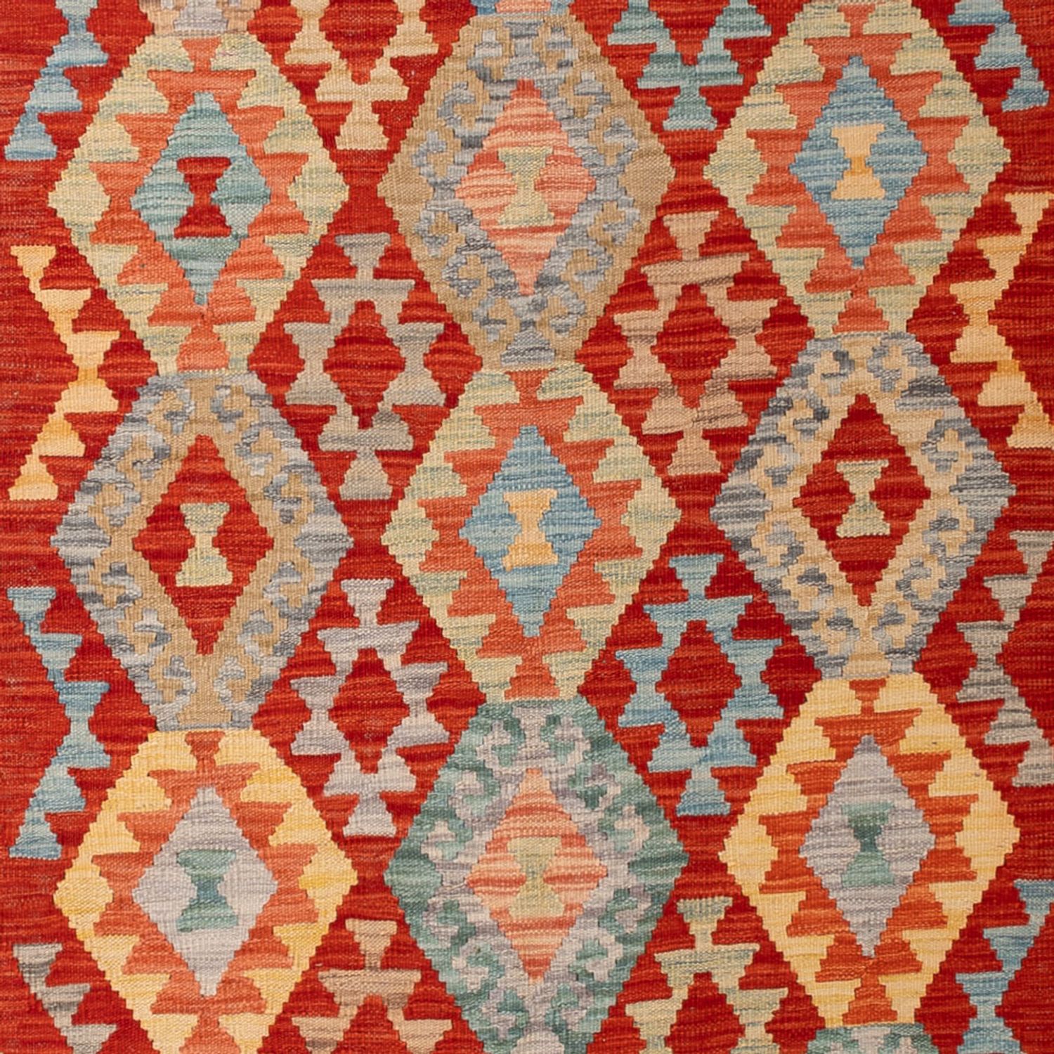 Kelim Rug - Splash - 309 x 197 cm - multicolored