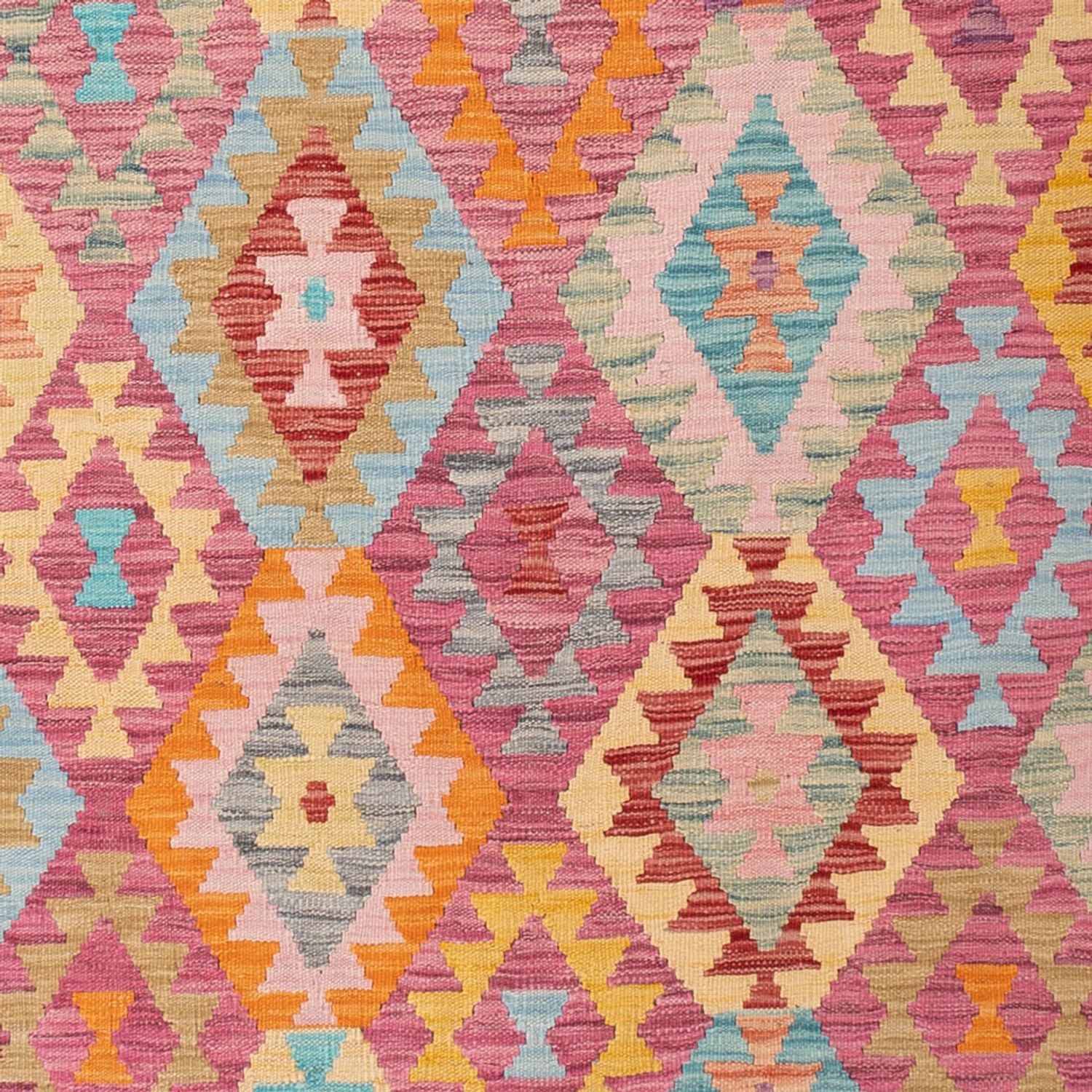 Dywan Kelim - Splash - 297 x 194 cm - wielokolorowy