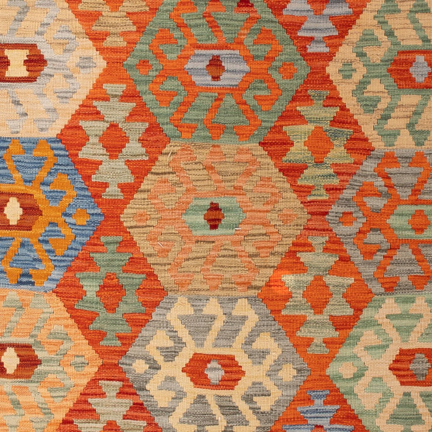 Kelim Rug - Splash - 301 x 206 cm - multicolored