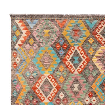 Kelim Rug - Splash - 314 x 201 cm - multicolored