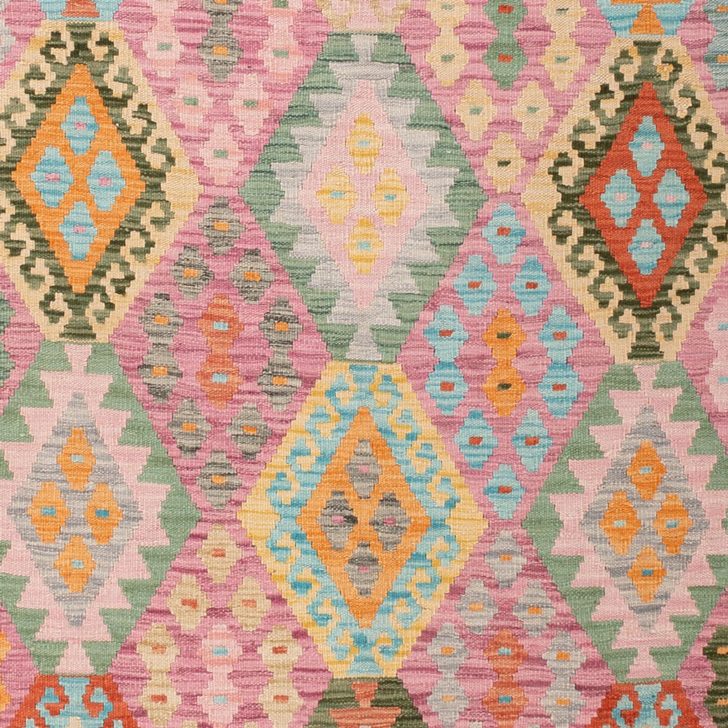 Kelim Rug - Splash - 318 x 205 cm - multicolored