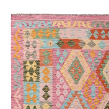 Kelim Rug - Splash - 318 x 205 cm - multicolored