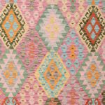 Kelim Rug - Splash - 318 x 205 cm - multicolored
