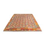 Kelim Rug - Splash - 307 x 205 cm - multicolored