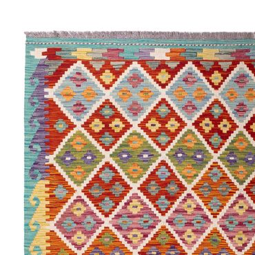Kelim Rug - Splash - 293 x 213 cm - multicolored