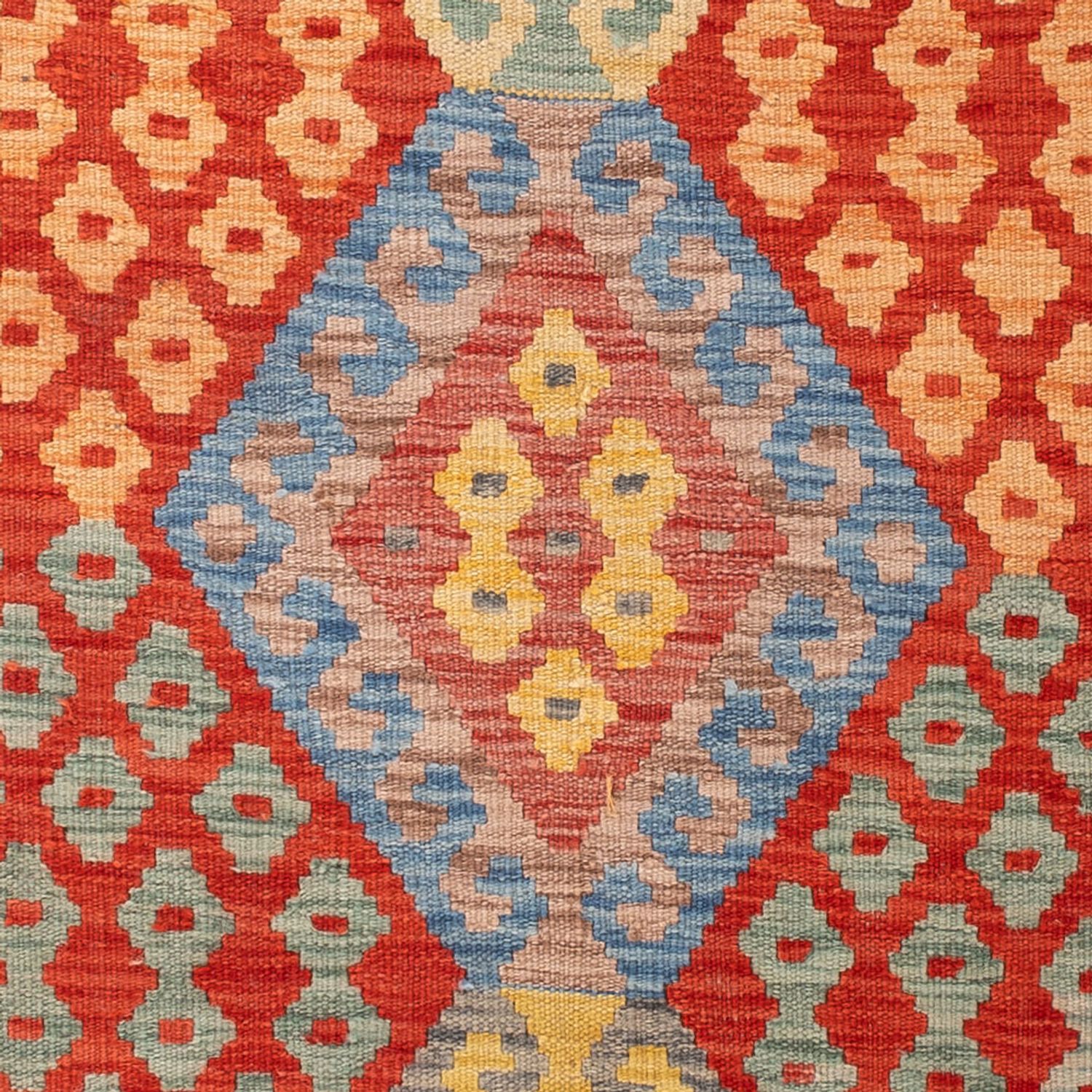 Kelim Rug - Splash - 187 x 113 cm - multicolored