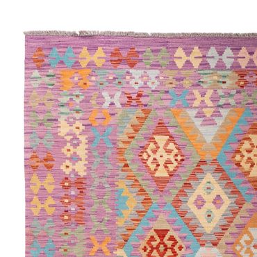 Kelim Rug - Splash - 300 x 203 cm - multicolored
