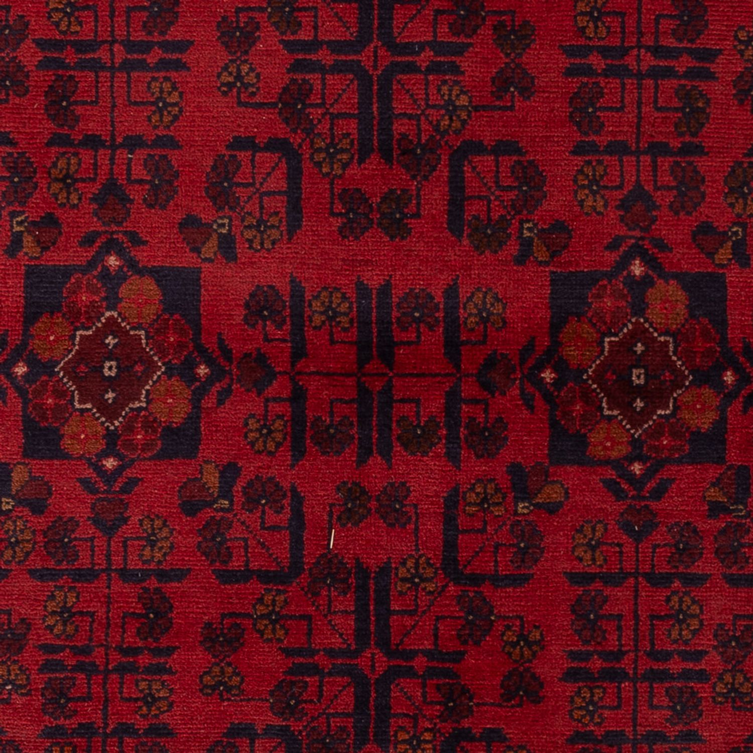 Afghanske tepper - Kunduz - 191 x 127 cm - mørk rød