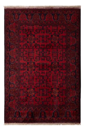 Afghanske tepper - Kunduz - 191 x 127 cm - mørk rød