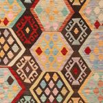 Kelim Rug - Splash - 294 x 201 cm - multicolored