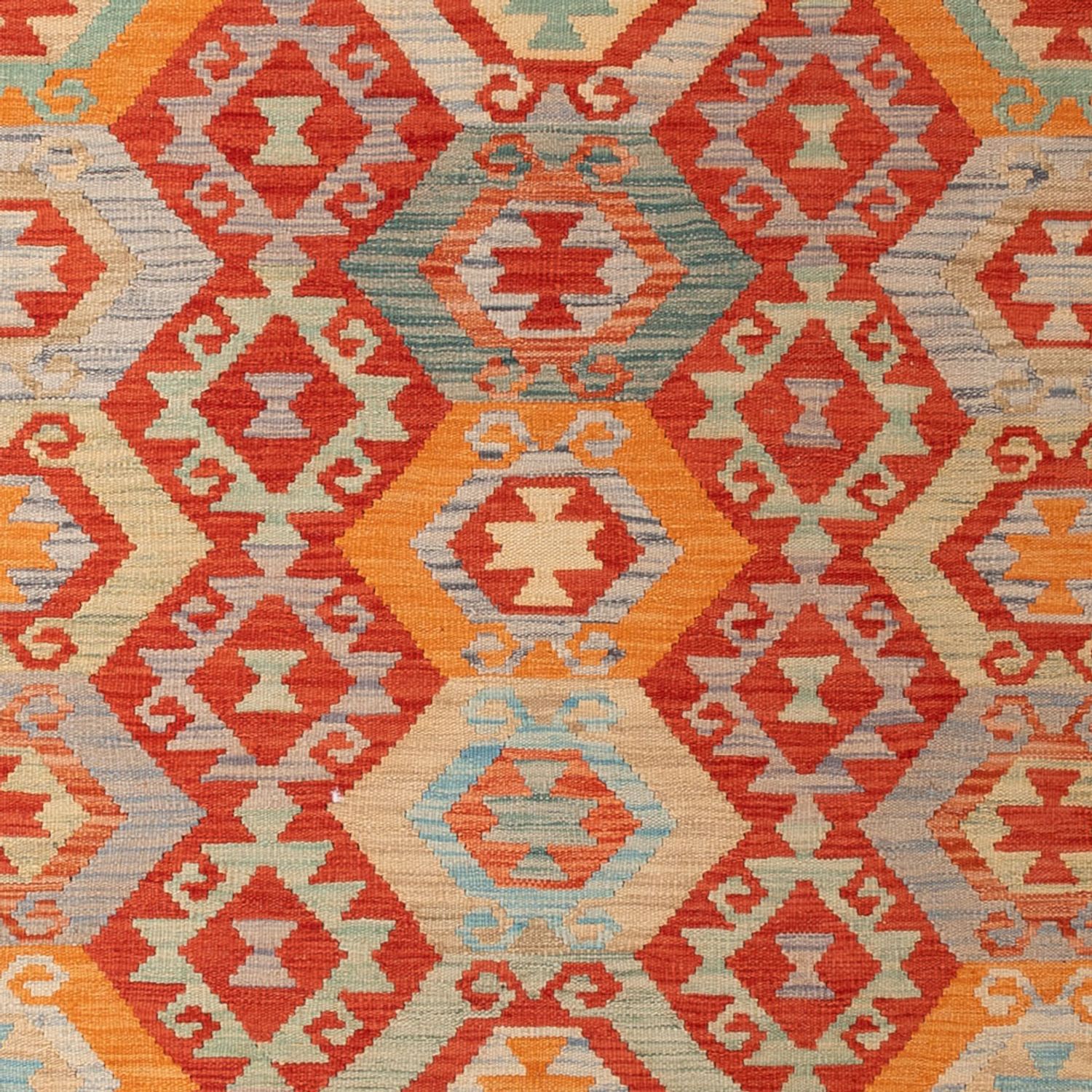 Kelim Rug - Splash - 303 x 206 cm - multicolored