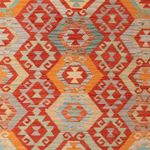 Kelim Rug - Splash - 303 x 206 cm - multicolored