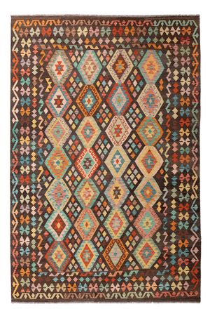 Kelim Rug - Splash - 306 x 201 cm - multicolored