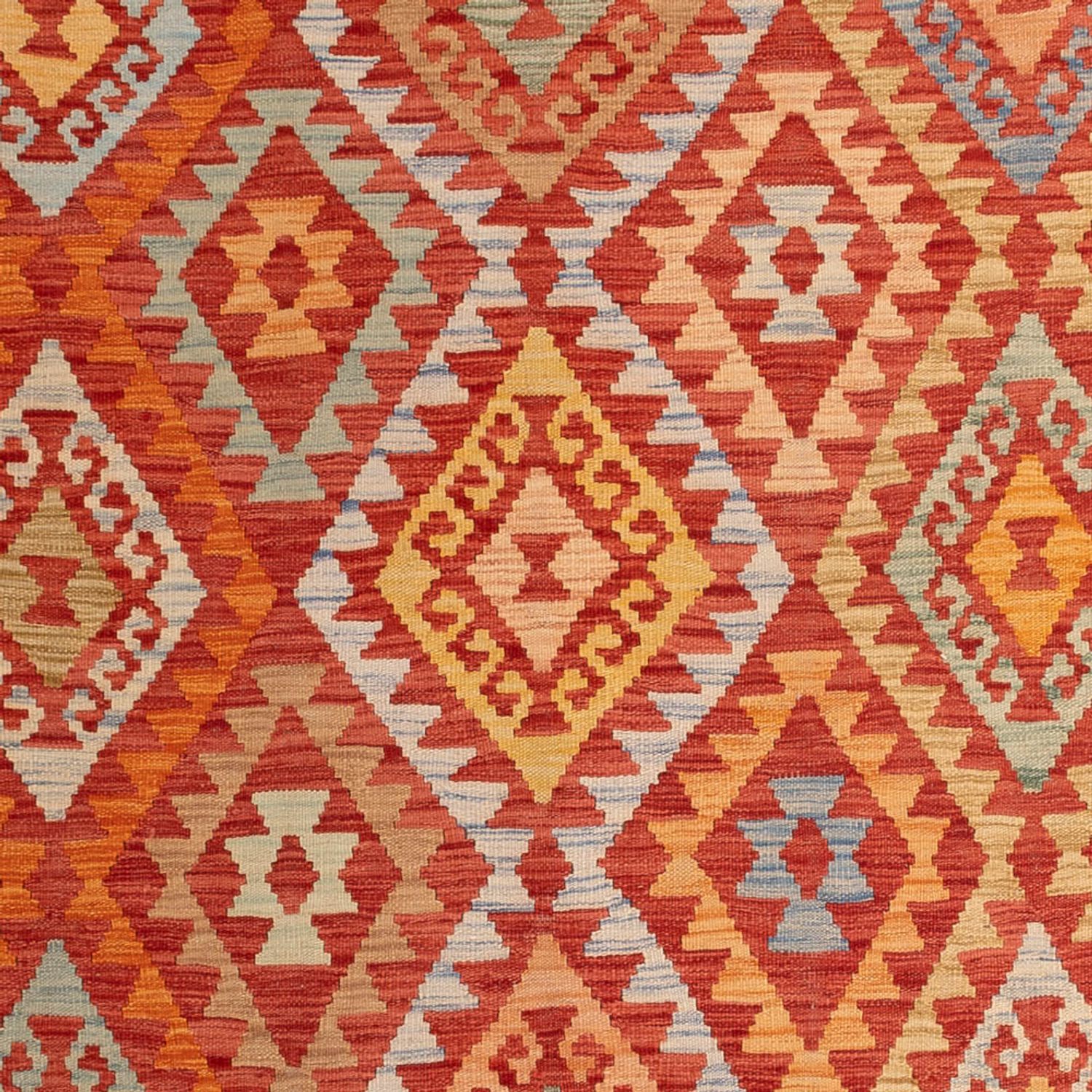 Kelim Rug - Splash - 306 x 194 cm - multicolored