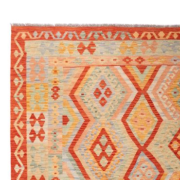 Kelimteppe - Splash - 299 x 206 cm - flerfarget