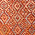 Kelim Rug - Splash - 303 x 199 cm - multicolored