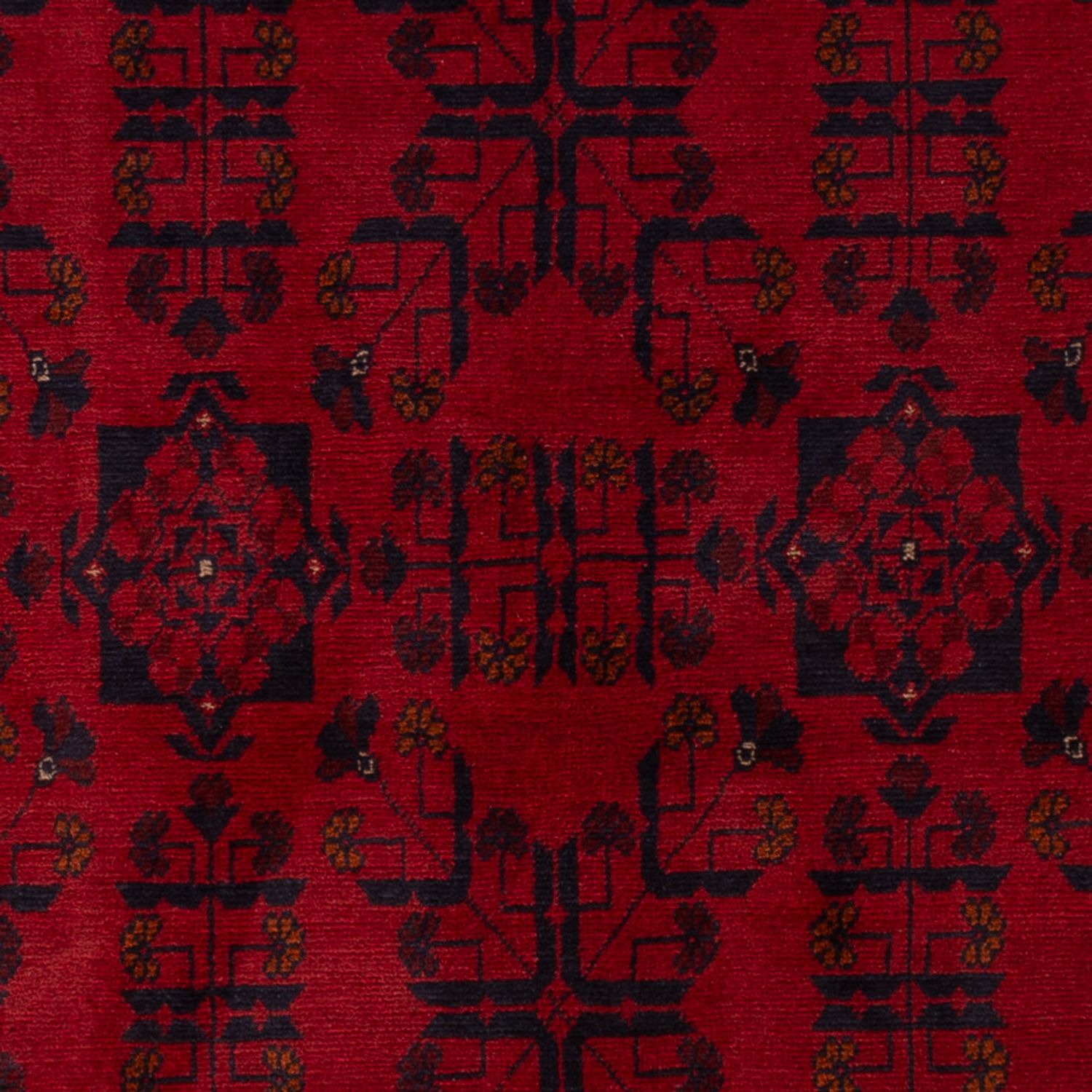 Afghan Rug - Kunduz - 195 x 125 cm - dark red