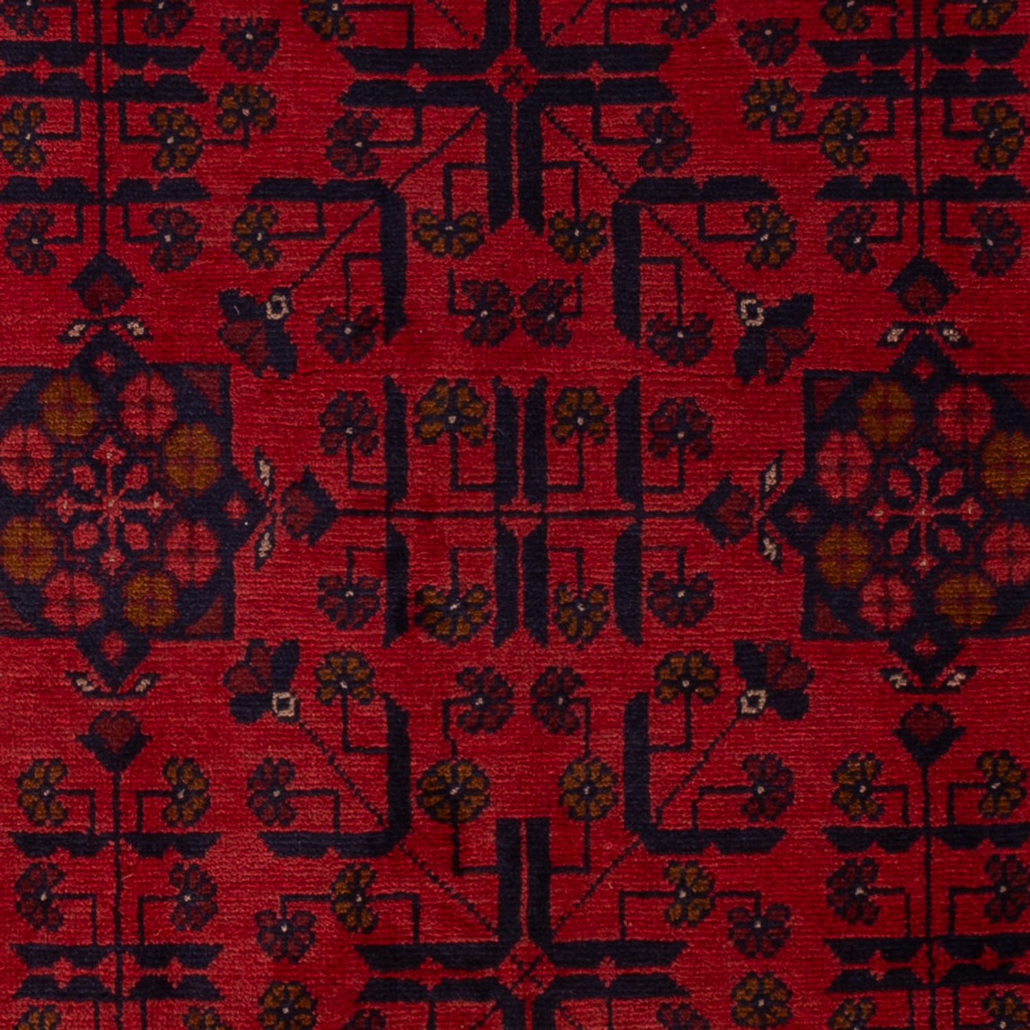 Afghan Rug - Kunduz - 196 x 130 cm - dark red