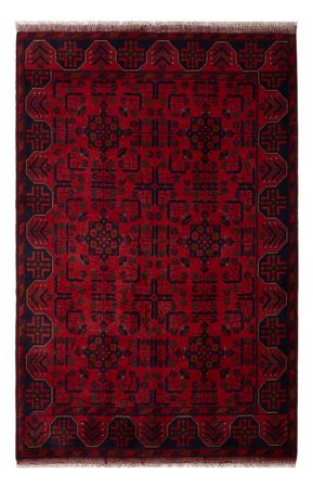 Afghan Rug - Kunduz - 196 x 130 cm - dark red