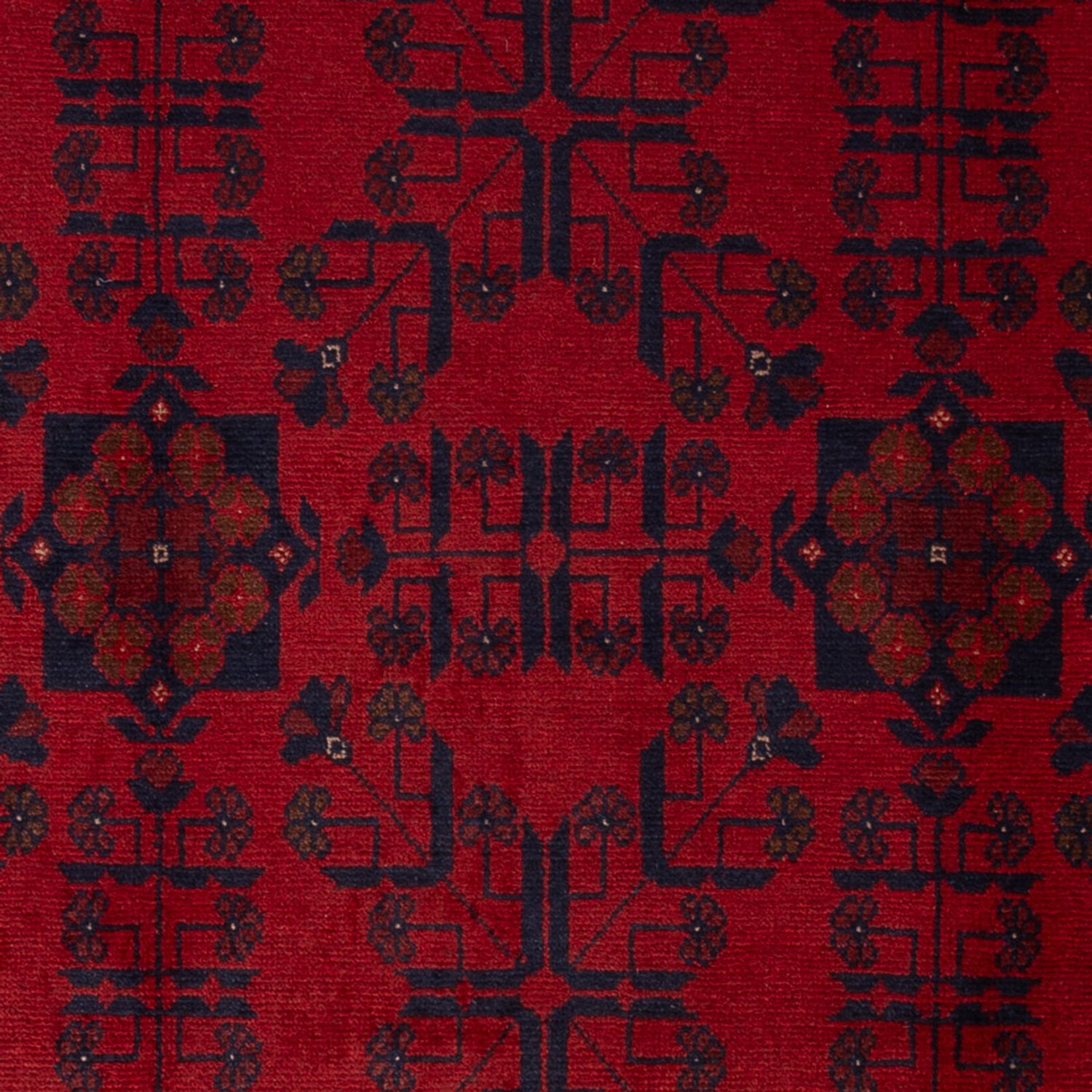 Afghan Rug - Kunduz - 197 x 125 cm - dark red