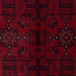 Afghanske tepper - Kunduz - 192 x 127 cm - mørk rød