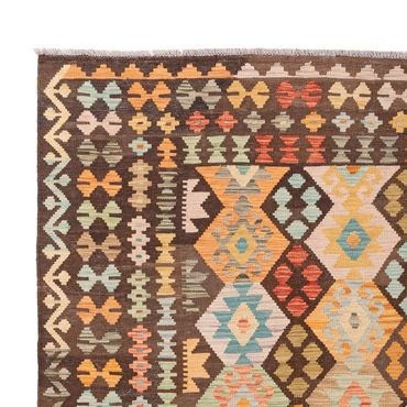Kelimteppe - Splash - 297 x 205 cm - flerfarget