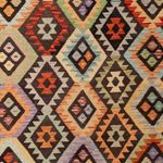 Kelim Rug - Splash - 304 x 205 cm - multicolored