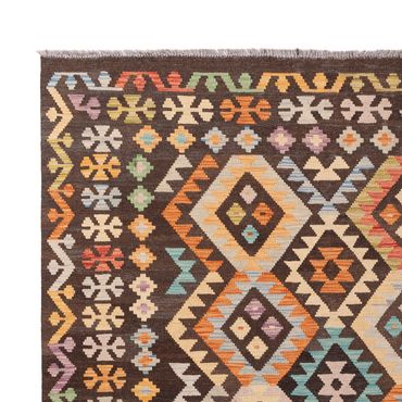Kelimteppe - Splash - 289 x 205 cm - flerfarget
