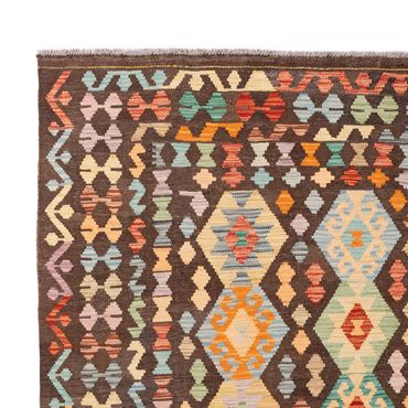 Kelim Rug - Splash - 301 x 202 cm - multicolored