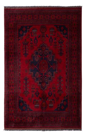 Afghan Rug - Kunduz - 190 x 121 cm - dark red