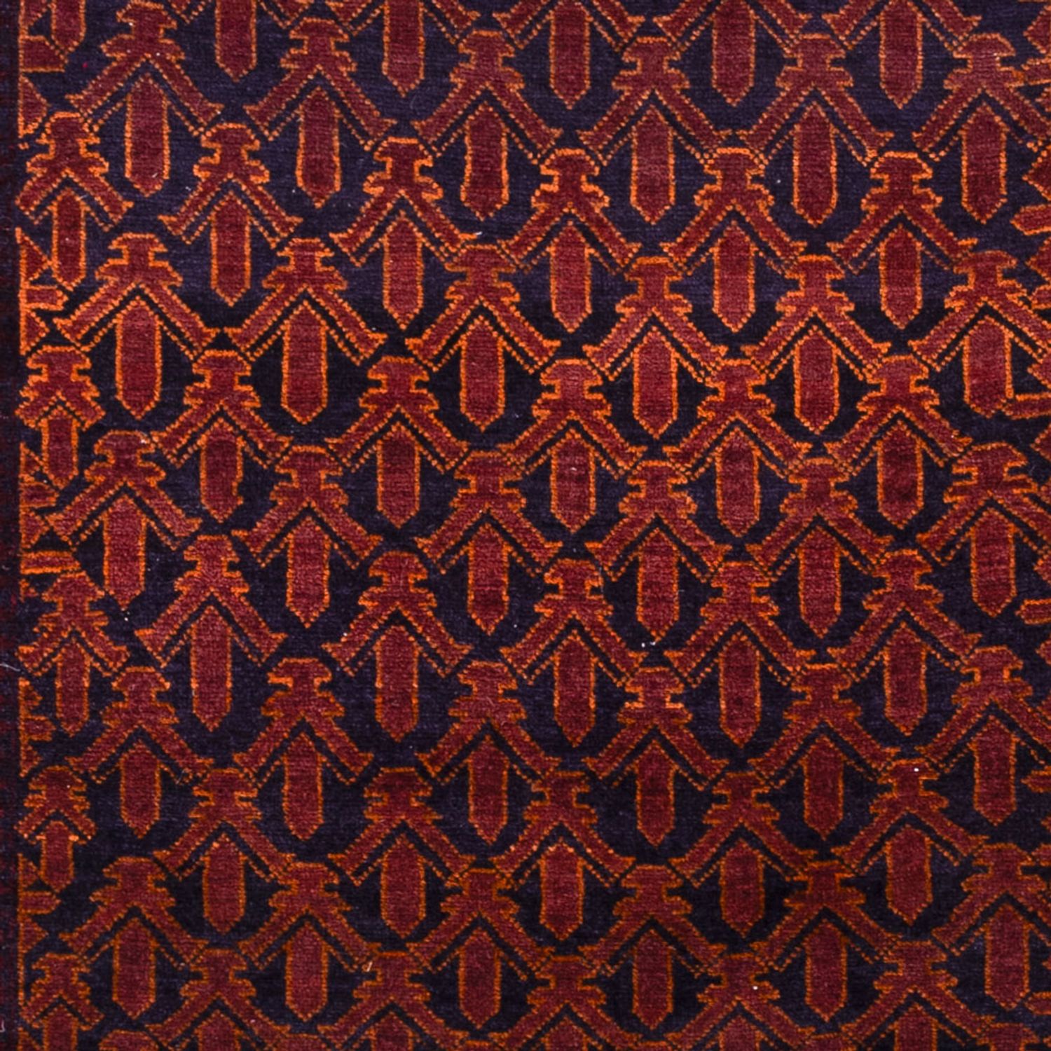 Runner Balúčský koberec - 200 x 114 cm - tmavě červená